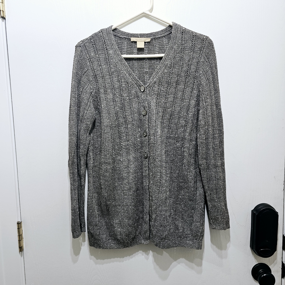 Vintage Gray Women's Cardigan By Studio 121